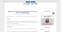 Desktop Screenshot of planetquark.com