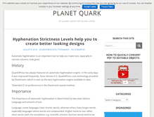 Tablet Screenshot of planetquark.com